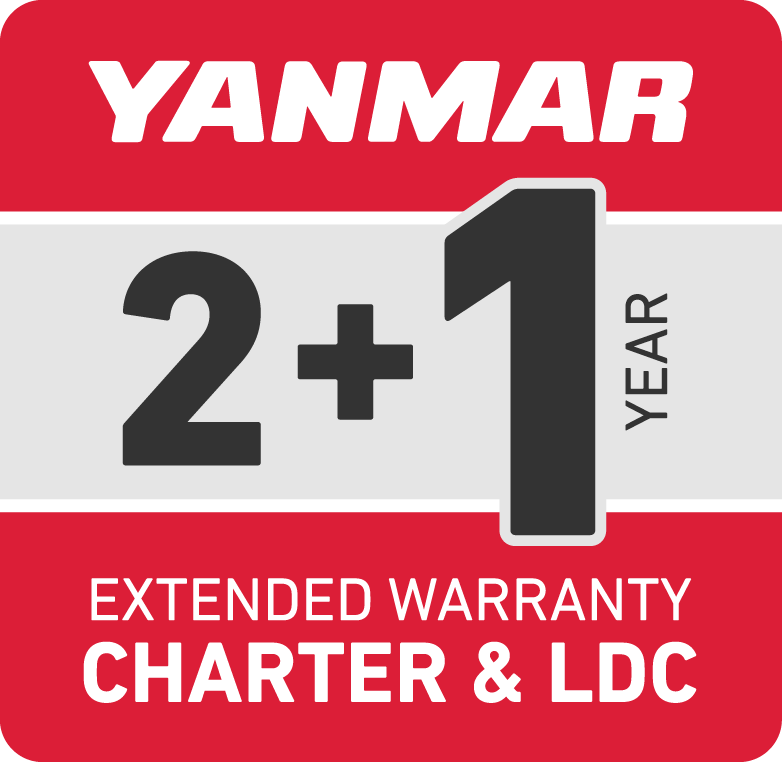 YANMAR 2+1 Year Extended Warranty, Charter & LDC